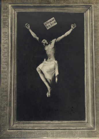 Alinari, Fratelli — Cavaro Michele - sec. XVI - Cristo crocifisso — insieme